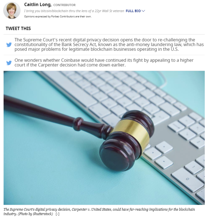 Supreme Court and Digital Privacy Article