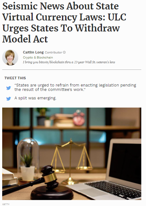 Screenshot of an article