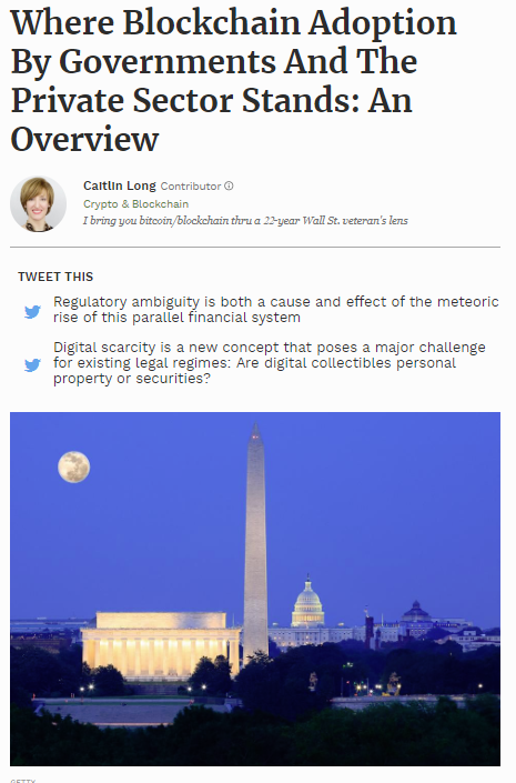 Where Blockchain Adoption Article