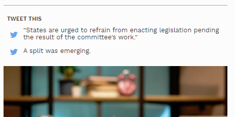 Screenshot of an article