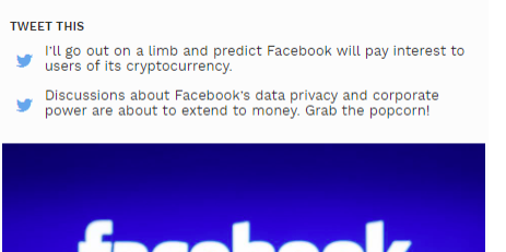 published news article about cryptocurrency by Caitlin