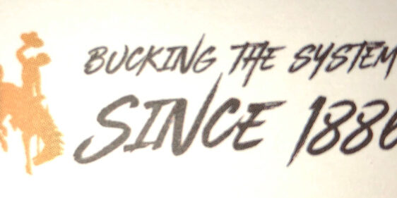 logo of a company with text "bucking the system since 1886"